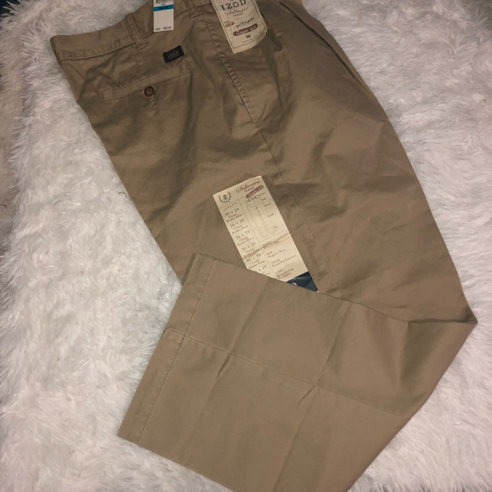 Men’s Classic Cut Izod Khakis